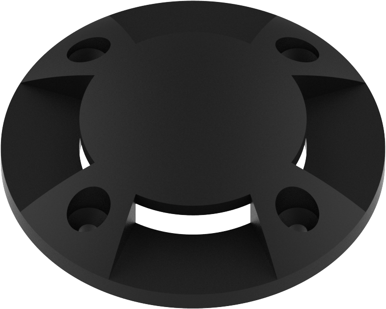 Kosnic ATRBE4-BLK Atri Four Sided Circular Bezel Black