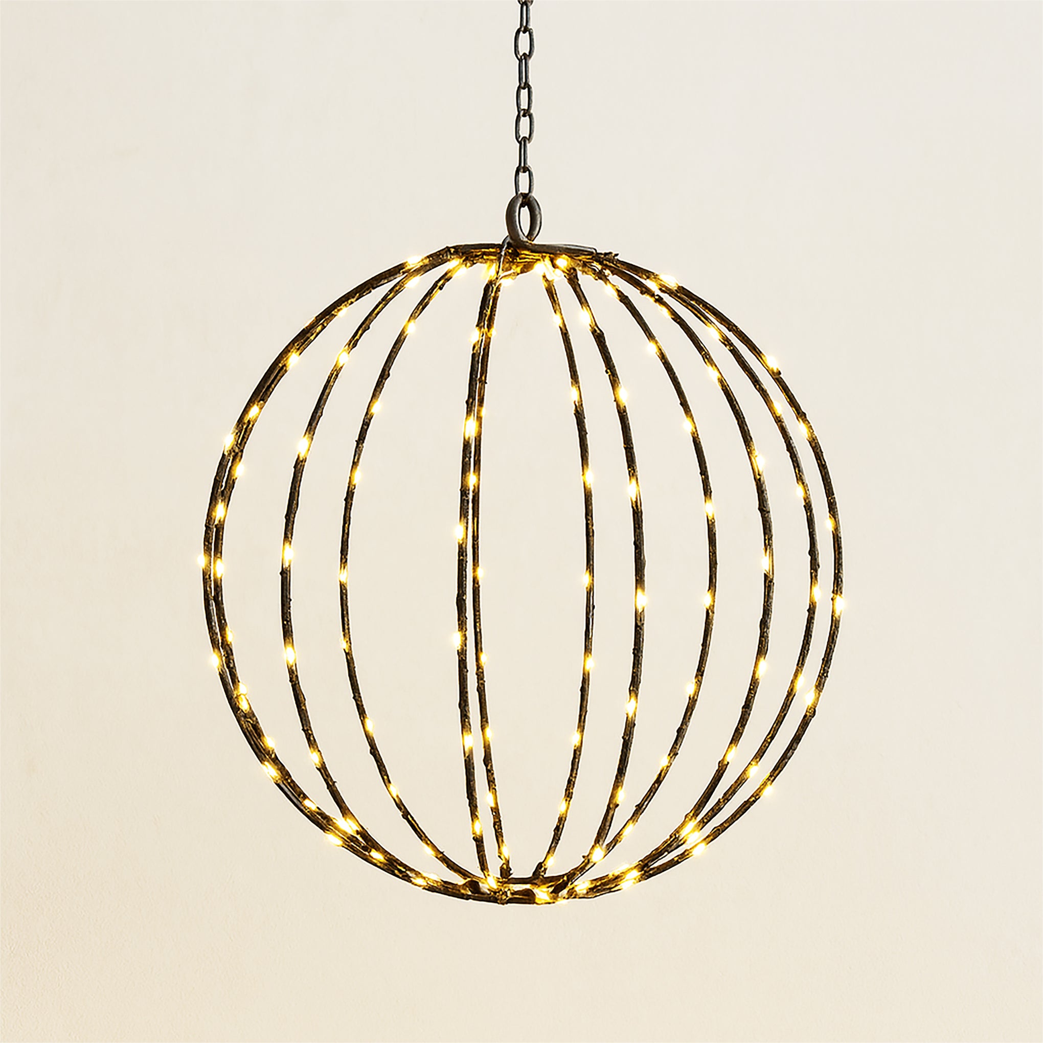 Xmas Haus XH10060 30cm 160 LED Pre Lit LED Sphere with Timer Warmwhite IP44