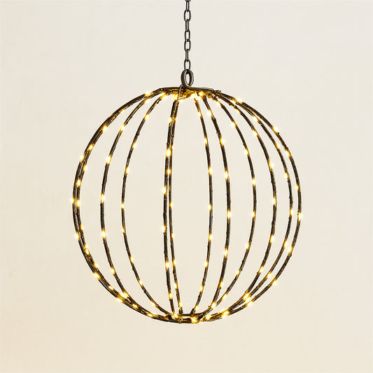 Xmas Haus XH10061 40cm 180 LED Pre Lit LED Sphere with Timer Warmwhite IP44