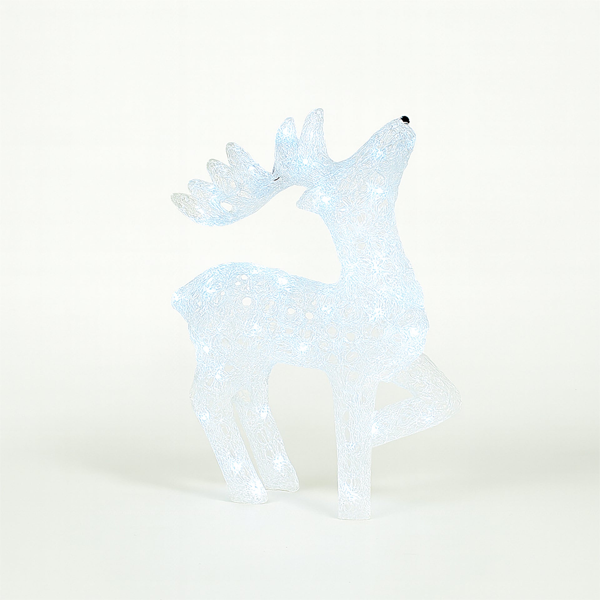 Xmas Haus XH10091 80 LED 54cm Acrylic LED Festive Deer White IP44