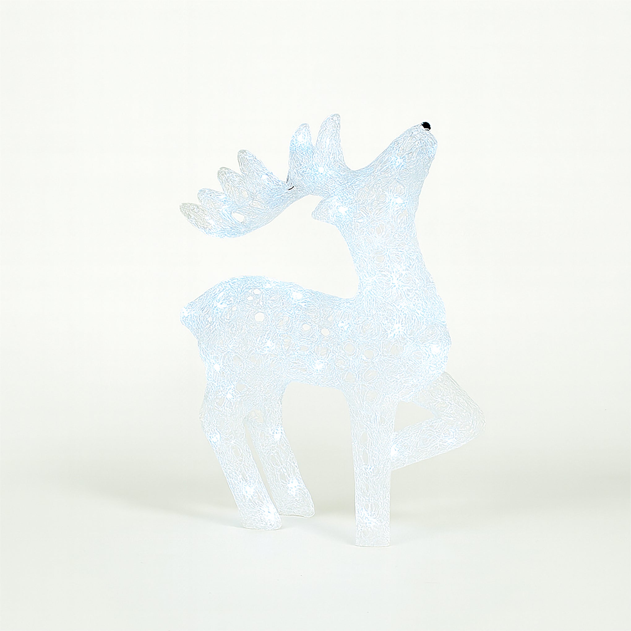 Xmas Haus XH10091 80 LED 54cm Acrylic LED Festive Deer White IP44