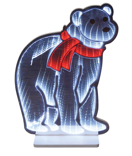 Xmas Haus XH10210 42cm LED Infinity Polar Bear with Timer (Indoor)