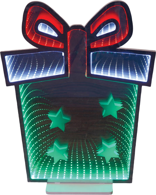 Xmas Haus XH10211 56cm LED Infinity Christmas Present with Timer (Indoor)