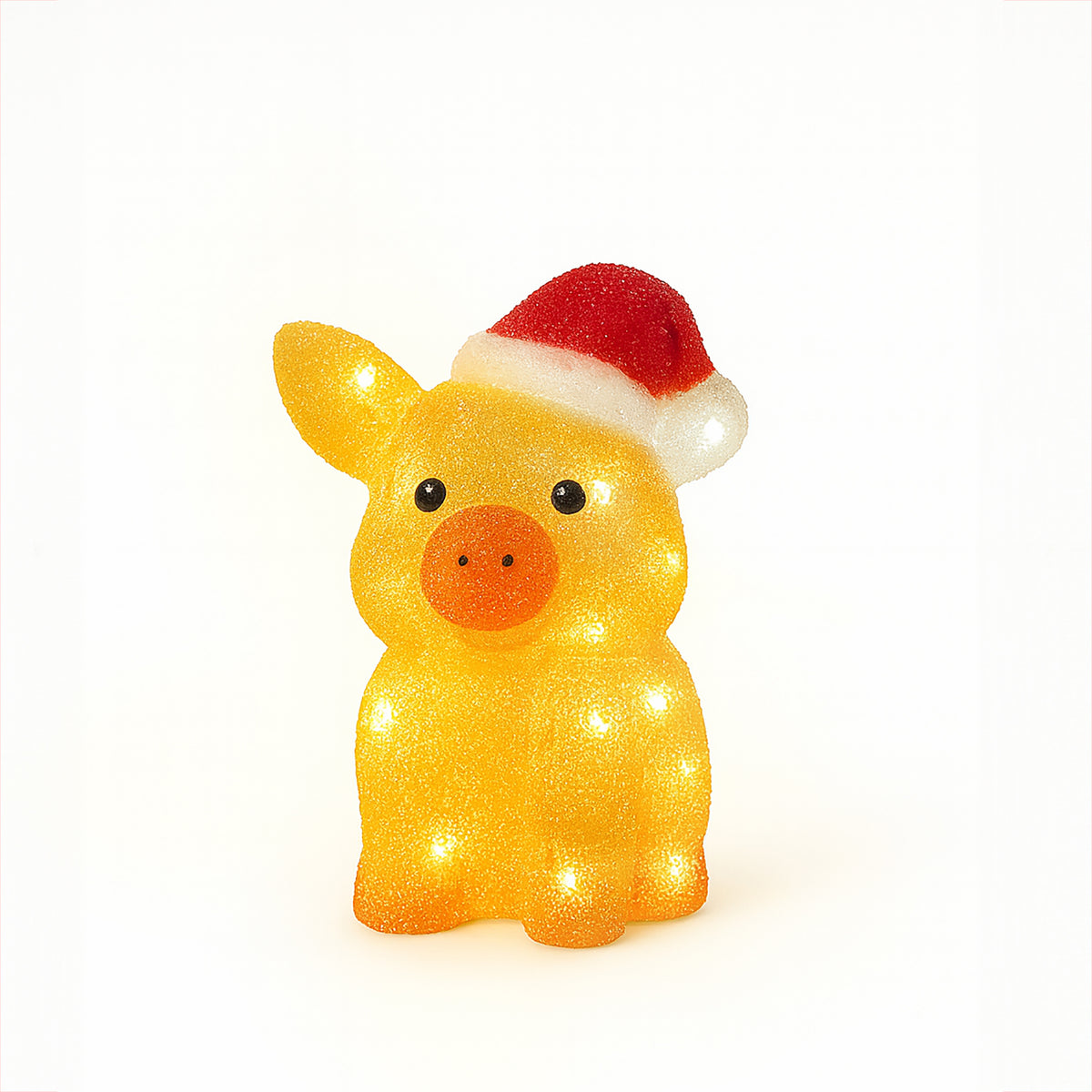 Xmas Haus XH10455 30 LED 28cm Acrylic LED Festive Pig Warmwhite IP44