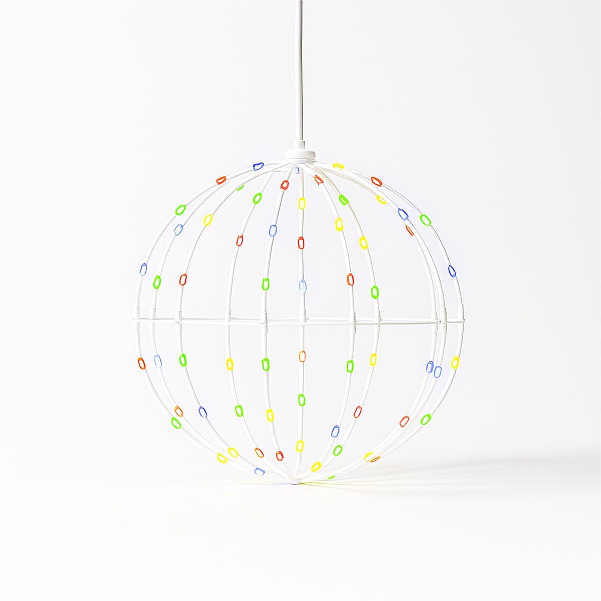 Xmas Haus XH10527 30cm 84 LED RGB Mini Seed LED Multifunction Foldable Ball Light White IP44 (App or Handheld Remote Controlled)