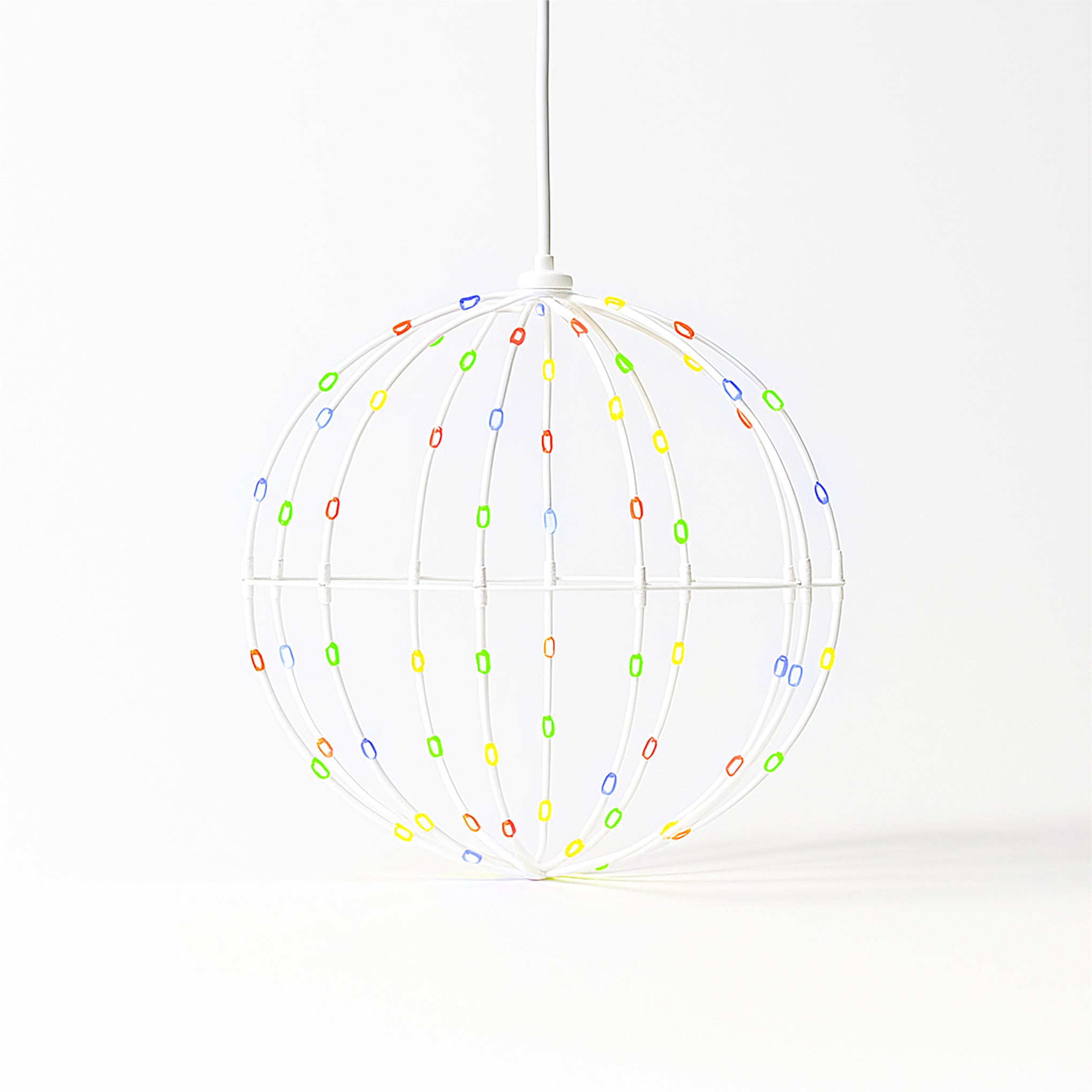 Xmas Haus XH10527 30cm 84 LED RGB Mini Seed LED Multifunction Foldable Ball Light White IP44 (App or Handheld Remote Controlled)