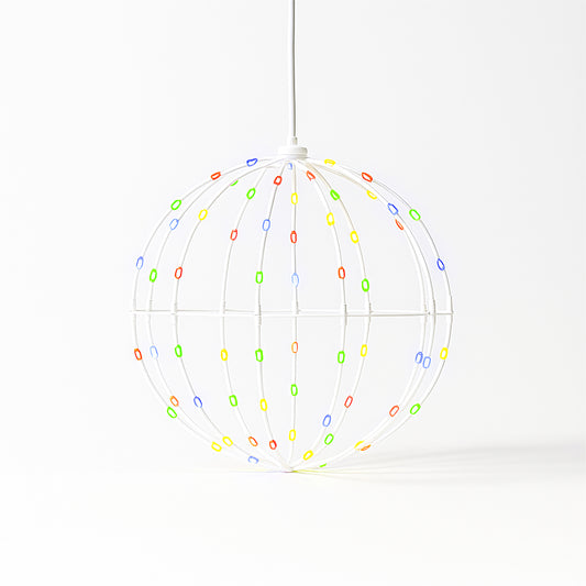 Xmas Haus XH10528 40cm 160 LED RGB Mini Seed LED Multifunction Foldable Ball Light White IP44 (App or Handheld Remote Controlled)