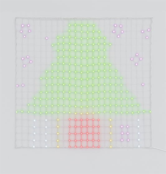 Xmas Haus XH10530 579 LED RGB LED Mesh Net Light 1.8m x 1.8m (Smart Pix App Controlled)