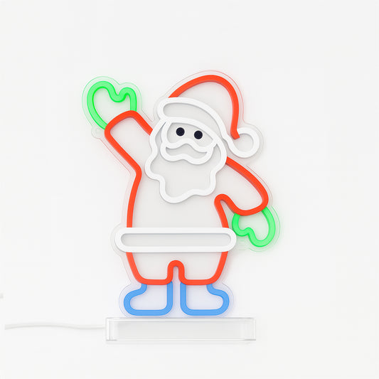 Xmas Haus XH20002 29cm LED Neon Santa Claus Light (USB)