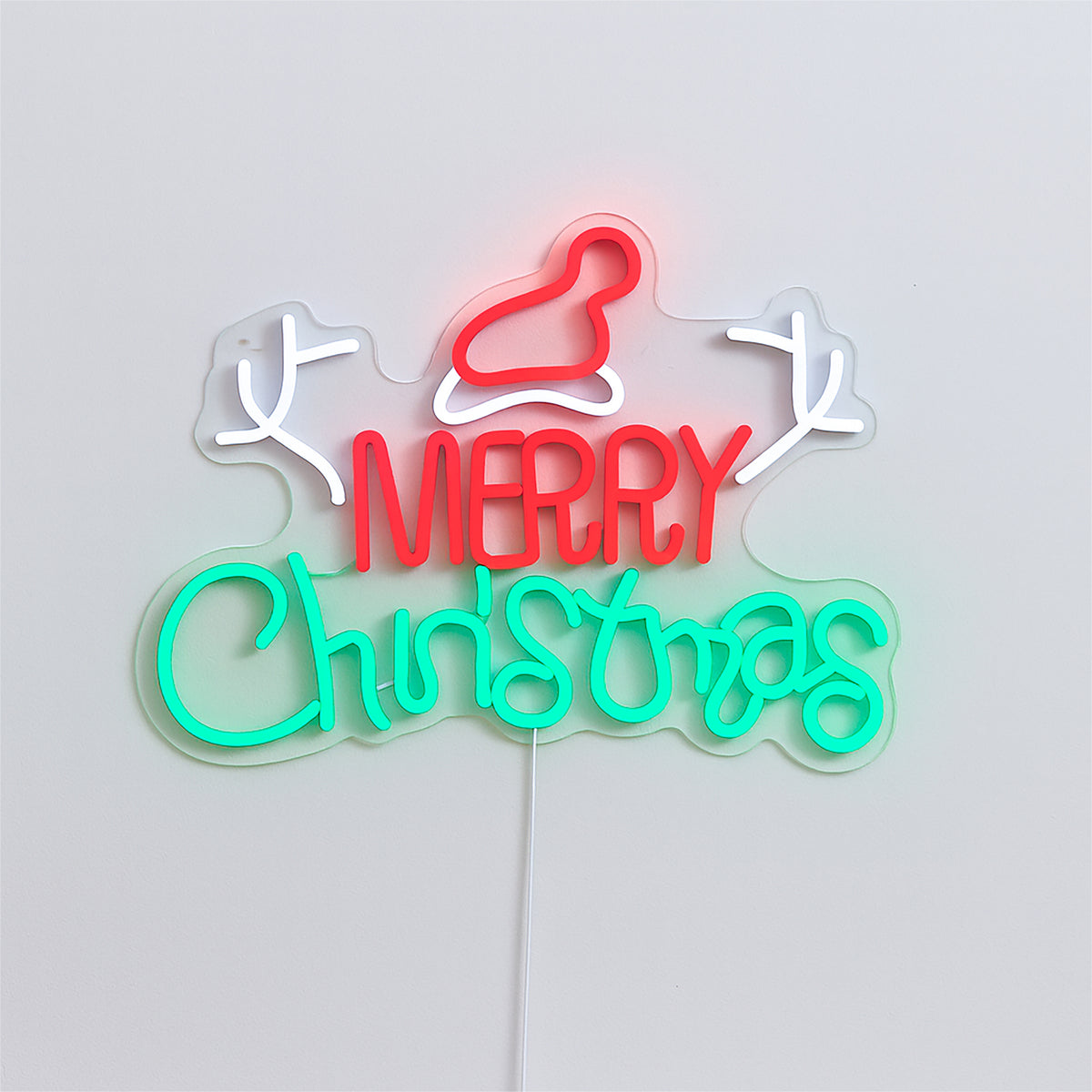 Xmas Haus XH20013 44cm LED Neon Merry Christmas Silhouette Light (USB)
