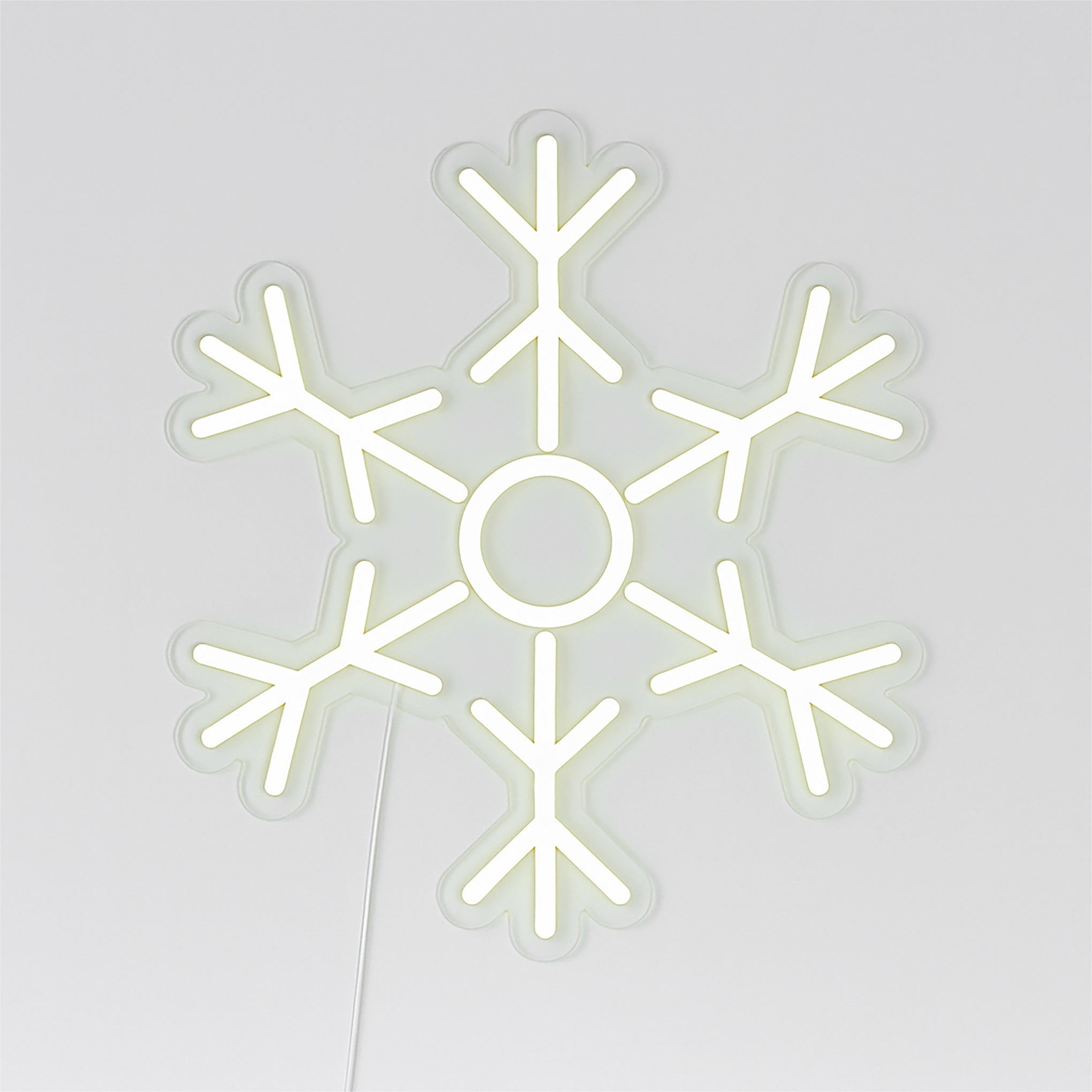 Xmas Haus XH20014 36cm LED Neon Snowflake Silhouette Light (USB)