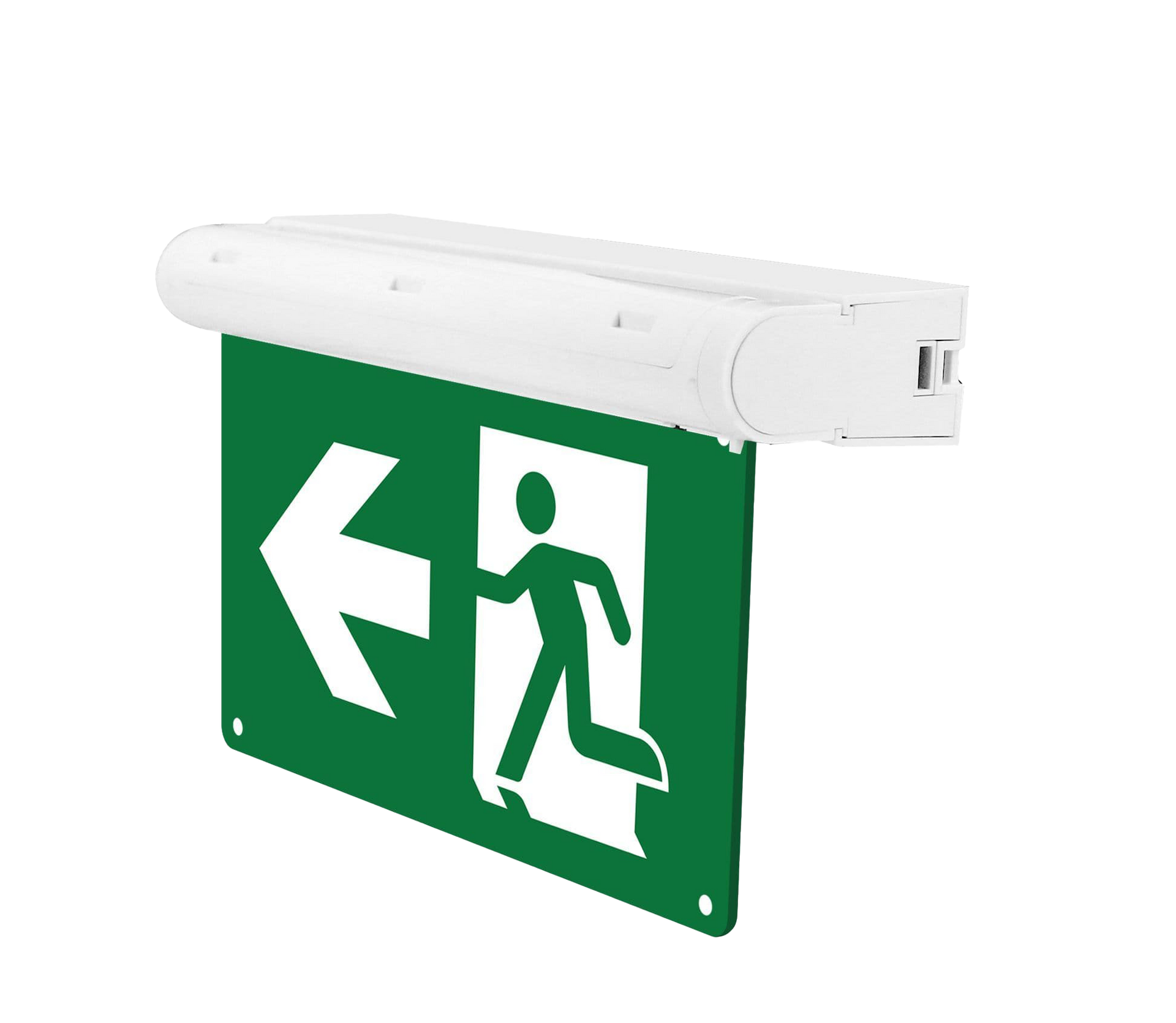 Hispec HSEMLED/ESU Zambezi 3W LED Emergency Exit Sign with 7pc Legend Kit IP20 White