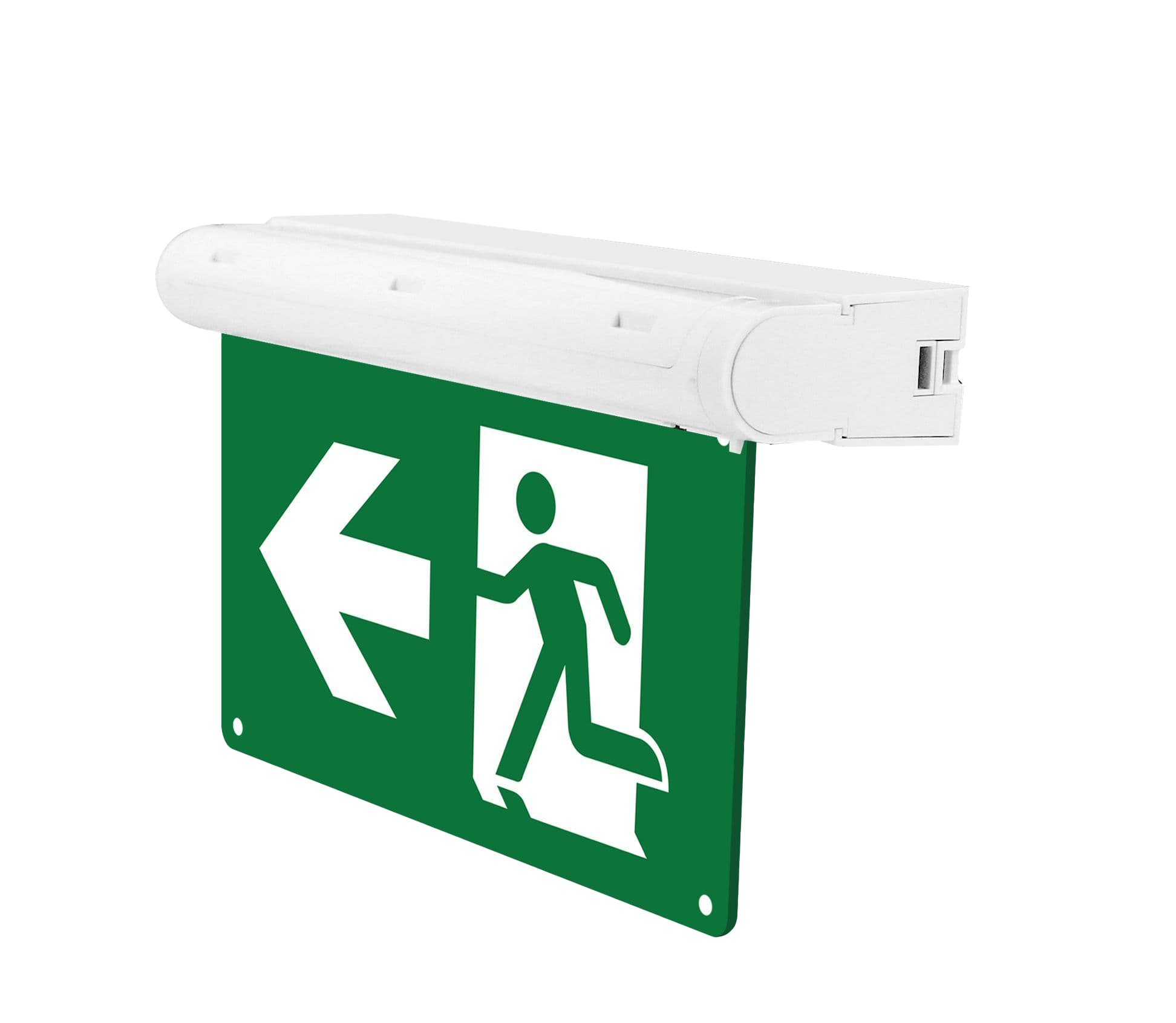 Hispec HSEMLED/ESU Zambezi 3W LED Emergency Exit Sign with 7pc Legend Kit IP20 White